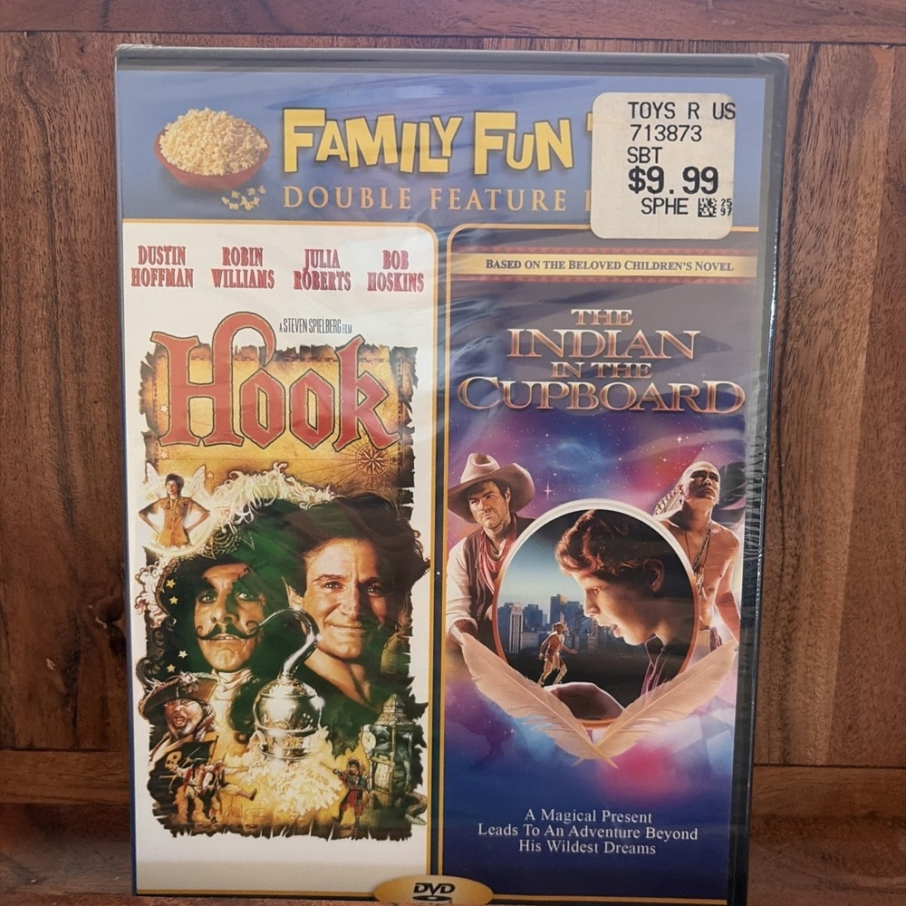 Hook/Indian in the Cupboard (DVD) NEW Sealed